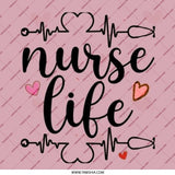 Nurse Life Pinback Button, Gift for Nurses, Nurse Appreciation, Healthcare Worker Button, Cute Nurse Pin, Heartbeat Button, Medical Button - Tawshia