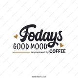 Coffee Lover Tote Bag, Today's Good Mood, Coffee Sponsored Gift, Cute Coffee Design Tote, Everyday Tote, Coffee Addict Bag, Gift for Her - Tawshia