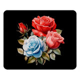 Floral Mouse Pad, Rose Bouquet Mousepad, Flower Lover Gift, Computer Accessory, Desk Decor, Artistic Mousepad, Office Gift - Tawshia