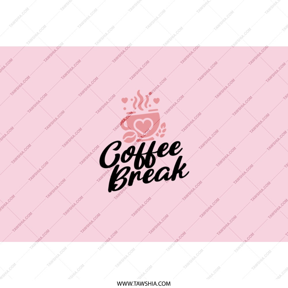 Coffee Break Tumbler, Pink Tumbler, Coffee Lover Gift, Gift for Her, Cute Tumbler, Travel Tumbler, Office Tumbler, Insulated Tumbler - Tawshia
