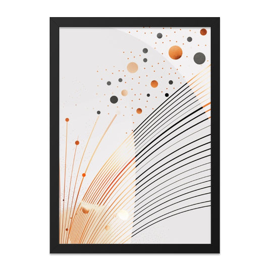 Abstract Wall Art, Minimalist Decor, Modern Art Print, Circle Line Design, Contemporary Home Decor, Living Room Artwork (135) - Tawshia