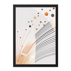 Abstract Wall Art, Minimalist Decor, Modern Art Print, Circle Line Design, Contemporary Home Decor, Living Room Artwork (135) - Tawshia