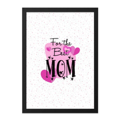 Best Mom Wall Art, Mother's Day Gift, Gift for Mom, Heart Wall Decor, Modern Wall Art, Unique Home Decor, Mom Appreciation Gift - Tawshia