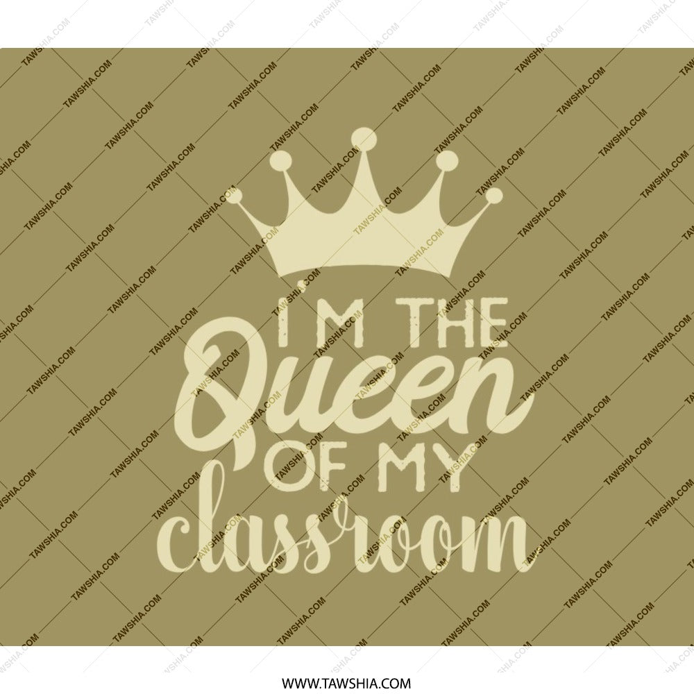 Queen of Classroom Backpack, Teacher Backpack, Teacher Gift Idea, School Backpack, Unique Backpack, Student Backpack - Tawshia