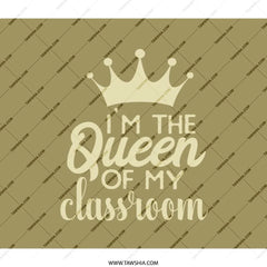 Queen of Classroom Backpack, Teacher Backpack, Teacher Gift Idea, School Backpack, Unique Backpack, Student Backpack - Tawshia