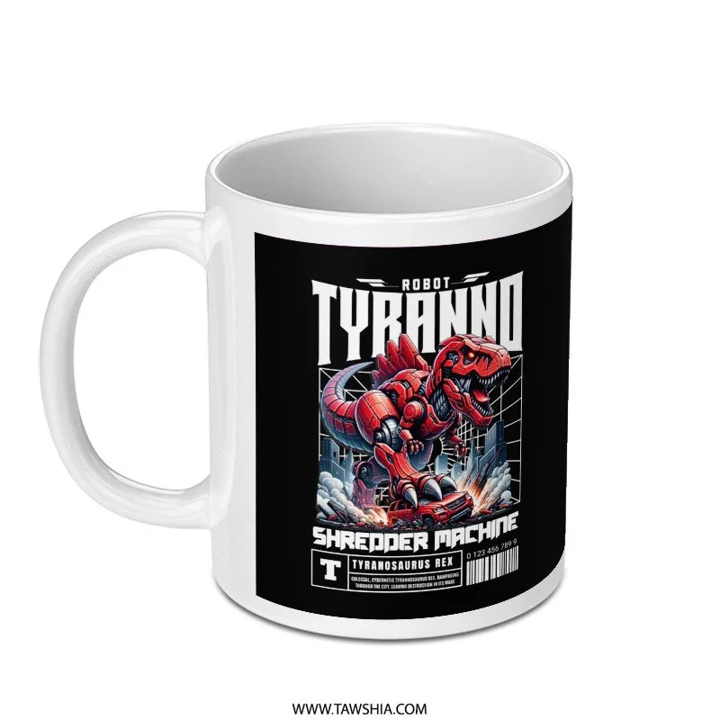 Tyranno Shredder Machine Tyrannosaurus Rex Mug product