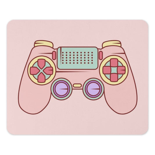 Gaming Mouse Pad, Pastel Controller Art, Gamer Desk Decor, Cute Computer Accessories, Fun Gift for Gamers, Game Lover Mousepad - Tawshia