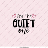 Quiet One Pocket Mirror, Introvert Gift, Funny Pocket Mirror, Gift for Introvert, Sarcastic Pocket Mirror, Cute Pocket Mirror - Tawshia