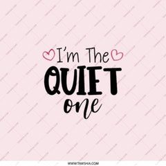 Quiet One Pocket Mirror, Introvert Gift, Funny Pocket Mirror, Gift for Introvert, Sarcastic Pocket Mirror, Cute Pocket Mirror - Tawshia