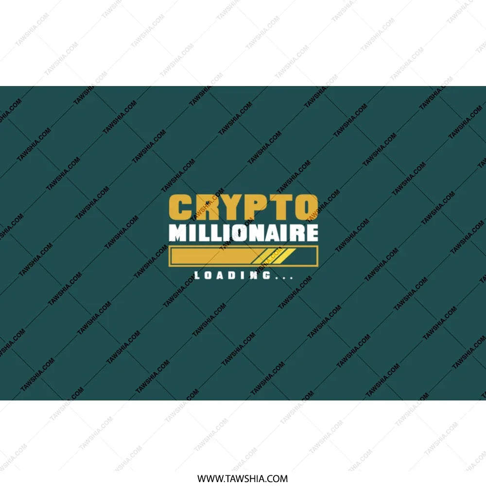 Crypto Millionaire Loading Graphic Tee product type