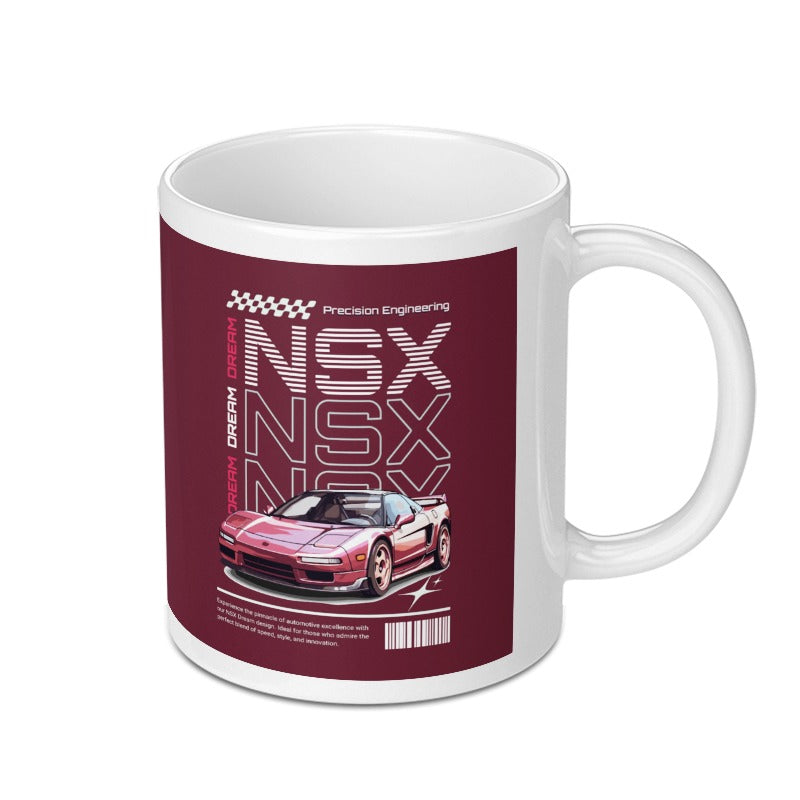 Retro Design Red Sports Car Art Mug product type