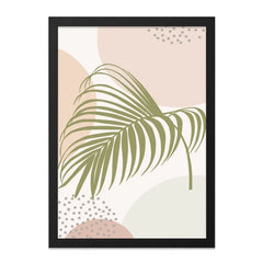 Palm Leaf Wall Art, Boho Decor, Tropical Print, Botanical Illustration, Minimalist Art Print, Home Decor, Aesthetic Room Decor - Tawshia