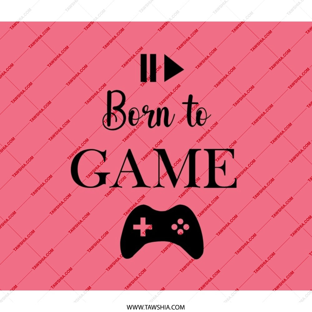 Born to Game Backpack, Gamer Backpack, Video Game Backpack, Gift for Gamers, Novelty Backpack, School Backpack, Gaming Backpack - Tawshia