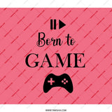 Born to Game Backpack, Gamer Backpack, Video Game Backpack, Gift for Gamers, Novelty Backpack, School Backpack, Gaming Backpack - Tawshia