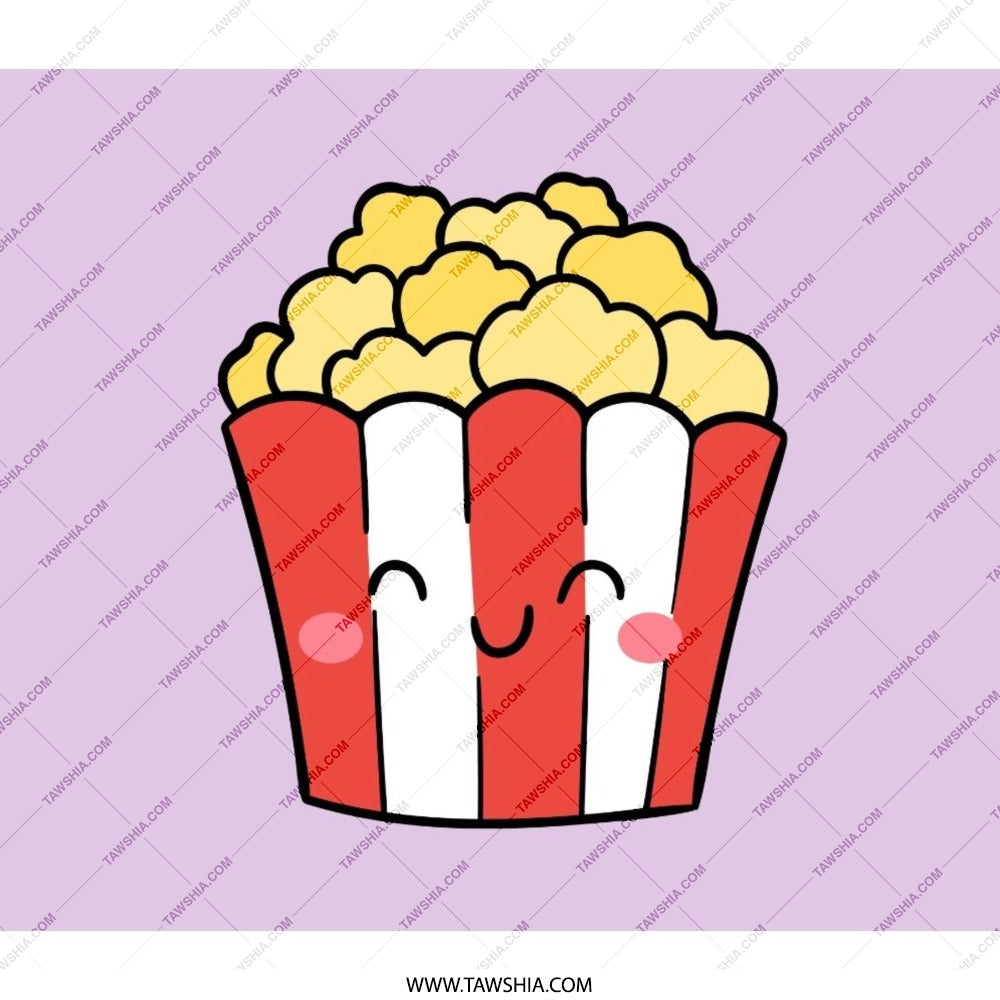 Popcorn Backpack, Cute Food Backpack, Kawaii Backpack, Snack Pack, Movie Night Backpack, Unique School Bag, Gift for Foodies - Tawshia