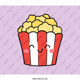 Popcorn Backpack, Cute Food Backpack, Kawaii Backpack, Snack Pack, Movie Night Backpack, Unique School Bag, Gift for Foodies - Tawshia