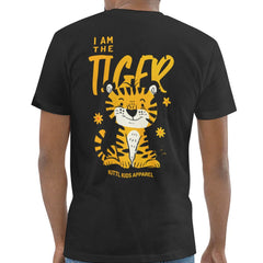 I am the Tiger Kittl Kids Apparel Black T-Shirt product type