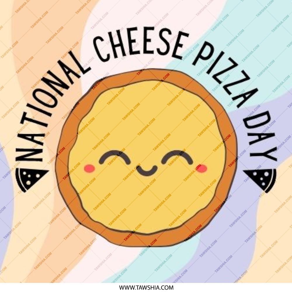 National Cheese Pizza Day Pinback Button, Cute Pizza Button, Foodie Gift, Pizza Lover Button, Kawaii Pizza Badge, Fun Button - Tawshia