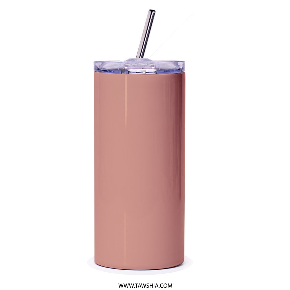 Mushroom Rose Tumbler, Gingham Tumbler, Whimsical Drinkware, Floral Tumbler, Cute Tumbler, Stainless Steel Tumbler, Travel Mug - Tawshia