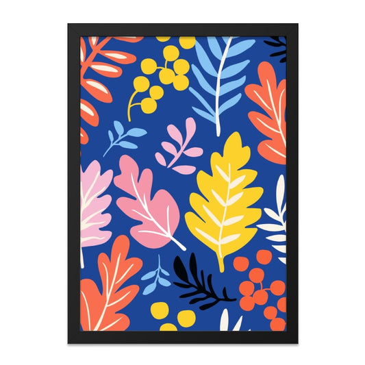 Abstract Leaves Wall Art, Botanical Print, Colorful Foliage Decor, Modern Art Print, Home Decor, Unique Gift Idea, Trendy Wall Decor - Tawshia
