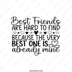 Best Friend Tote Bag, Friends Forever Gift, Besties Quote, Friend Birthday Present, Soul Sister Present, Gift For Her - Tawshia