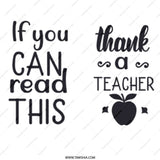 Thank You Teacher Mug, Teacher Appreciation Gift, Reading Teacher Mug, Unique Teacher Present, Gift for Teacher, Present for Educator - Tawshia