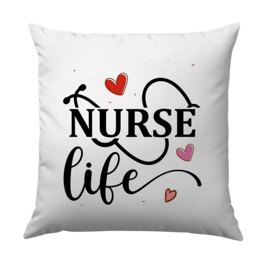 Nurse Life Pillow, Nurse Gift Idea, Medical Pillow Decor, Appreciation Gift, Nursing School Graduation Gift, Gift for Healthcare Workers - Tawshia