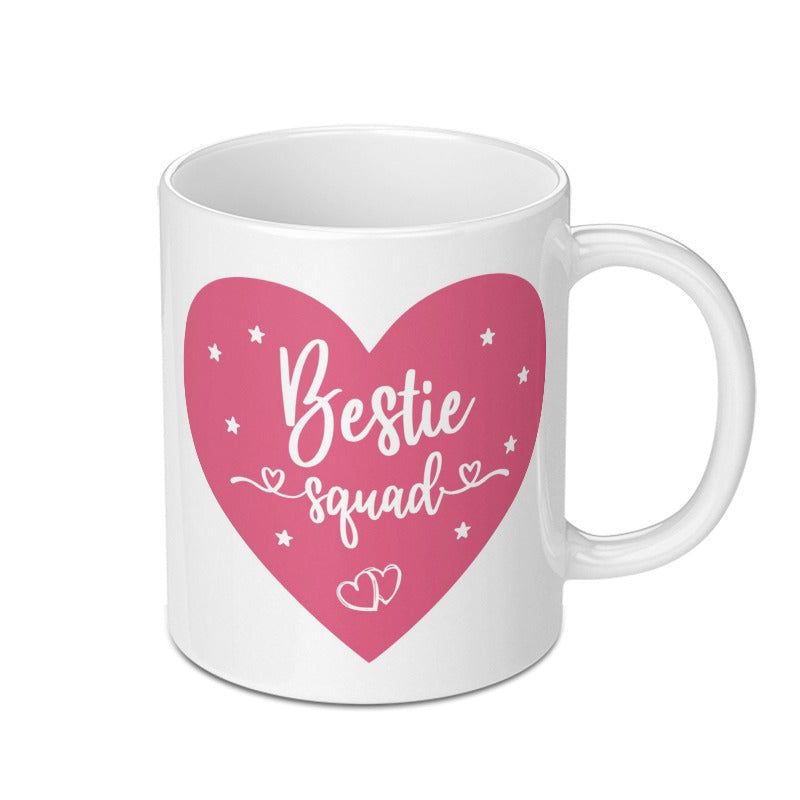 Bestie Squad Mug, Friendship Gift, Best Friends, Cute Mug, Gift For Her, Birthday Gift, Coffee Mug, Tea Mug, Novelty Mug, Galentine's Day - Tawshia
