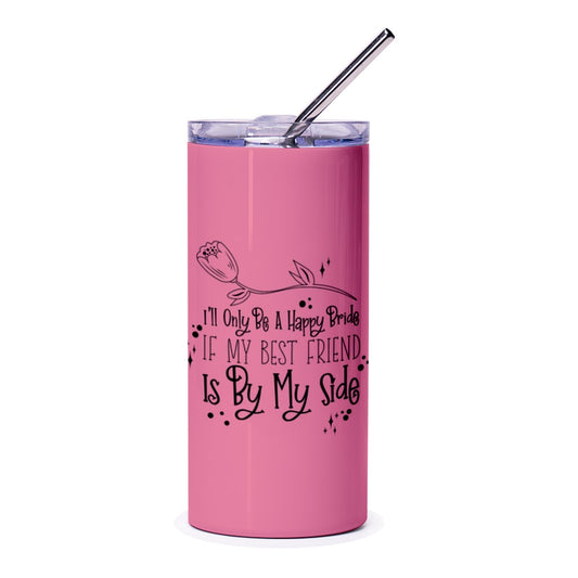 Bride Best Friend Tumbler, Bridal Party Gift, Wedding Tumbler, Bridesmaid Gifts, Unique Gift for Bride, Bride Gift, Wedding Gifts - Tawshia