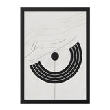 Minimalist Wall Art Print, Abstract Geometric Decor, Modern Home Art, Circle and Line Design, Neutral Wall Art, Contemporary Art Print - Tawshia