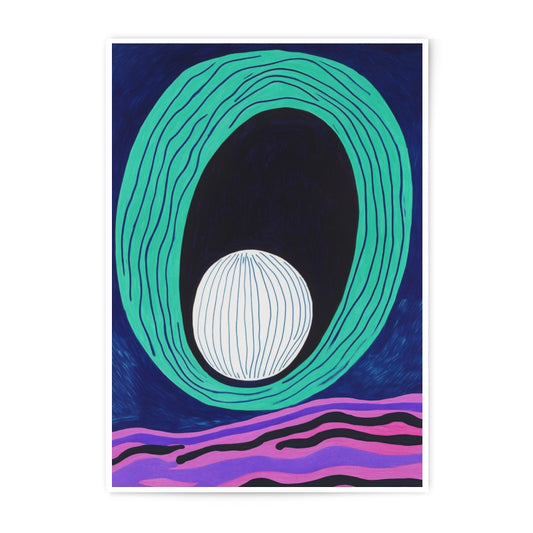 Abstract Eye Photographic Print, Modern Art Print, Unique Wall Decor, Colorful Art Print, Home Decor, Stylish Prints, Trendy Art - Tawshia