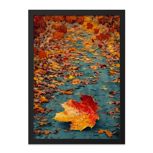 Autumn Leaves Wall Art, Fall Season Decor, Colorful Leaf Print, Nature Photography, Seasonal Home Decor, Warm Tones, Fall Colors, Seasonal - Tawshia