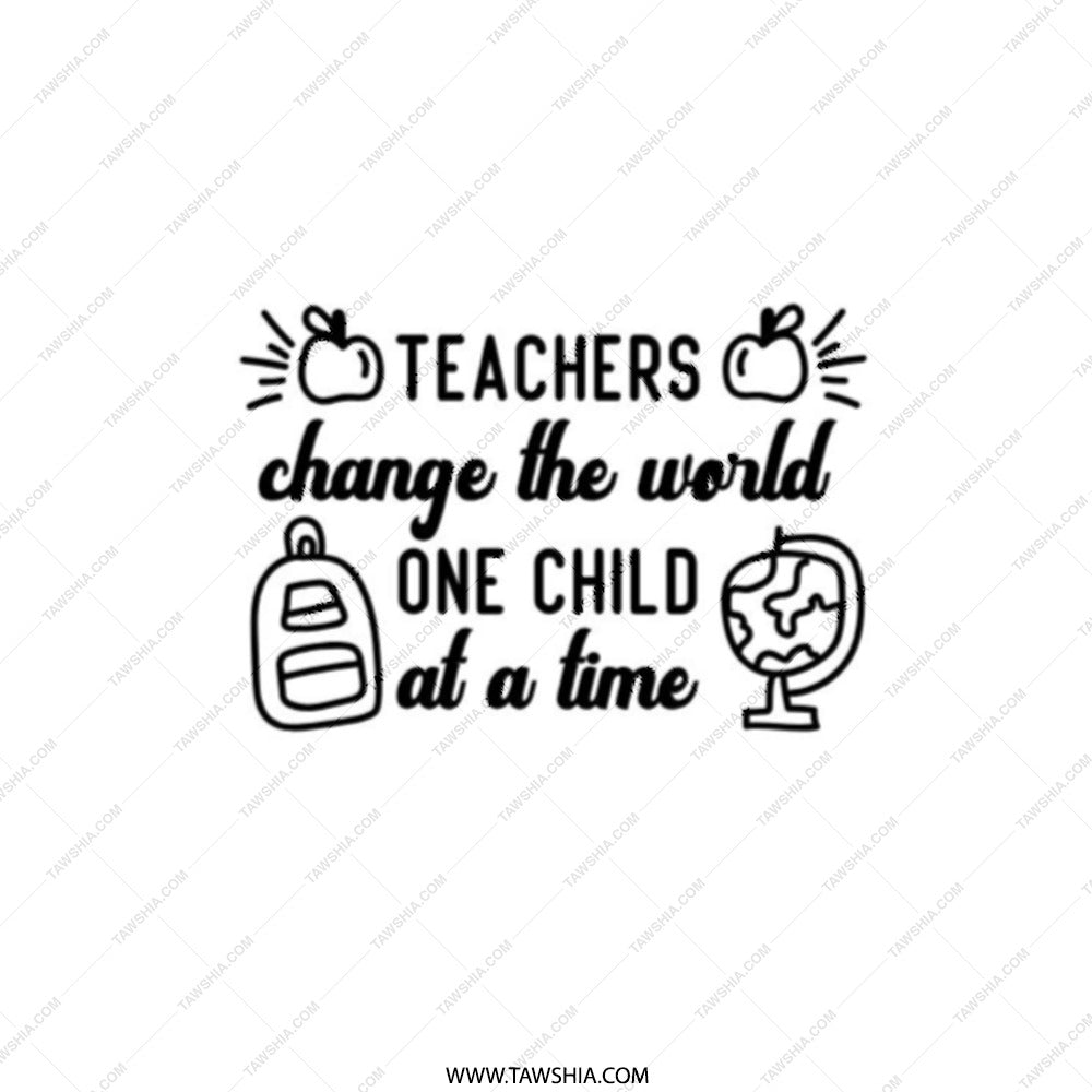 Teachers Change the World Pocket Mirror, Teacher Appreciation Gift, Inspiring Teacher Present, End of Year Teacher Gift, Mentor Gift - Tawshia