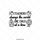 Teachers Change the World Pocket Mirror, Teacher Appreciation Gift, Inspiring Teacher Present, End of Year Teacher Gift, Mentor Gift - Tawshia