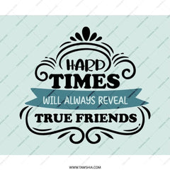 True Friends Mouse Pad, Inspirational Quote Gift, Friendship Gift, Desk Accessories, Office Decor, Motivational Mousepad, Unique Mouse Pad - Tawshia