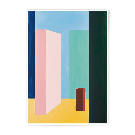 Abstract Cityscape Photographic Prints, Modern Wall Art, Colorful Architecture Photography, Home Decor, Urban Photography - Tawshia