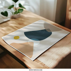 Abstract Shapes Photographic Print, Modern Art Print, Minimalist Wall Art, Home Decor, Living Room Art, Art Print, Wall Decor - Tawshia