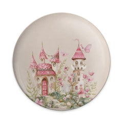Pink Castle Pinback Button, Fairy Talecore Button, Butterflycore Button, Whimsicalcore Button, Fantasy Aesthetic Button, Gift Ideas - Tawshia