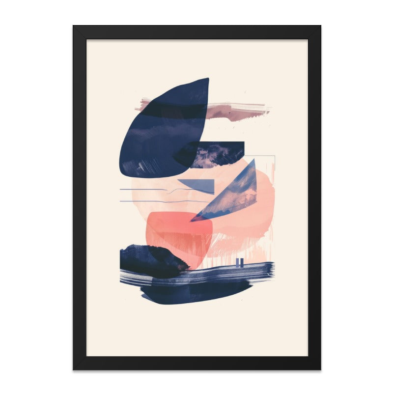 Abstract Shapes Wall Art, Modern Art Print, Contemporary Art, Home Decor, Geometric Art, Unique Wall Decor, Minimalist Art - Tawshia