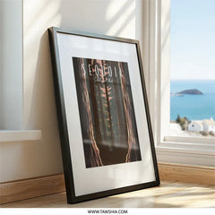 Sequoia National Park Wall Art, Forest Trees Print, Nature Landscape Poster, Modern Home Decor, California Travel Artwork - Tawshia