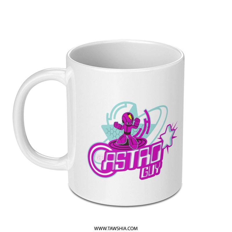 Astro Guy Character on White Ceramic Mug product