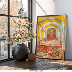 Corridor in the Asylum Wall Art, Van Gogh Print, Hallway Art, Famous Paintings, Classic Art, Home Decor, Wall Decor - Tawshia