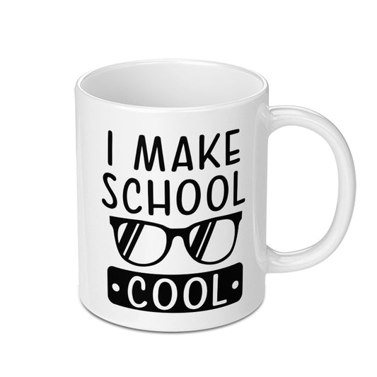 I Make School Cool Mug, Teacher Gift, Student Mug, Funny School Mug, Cool Design Mug, School Life Mug, Education Mug - Tawshia