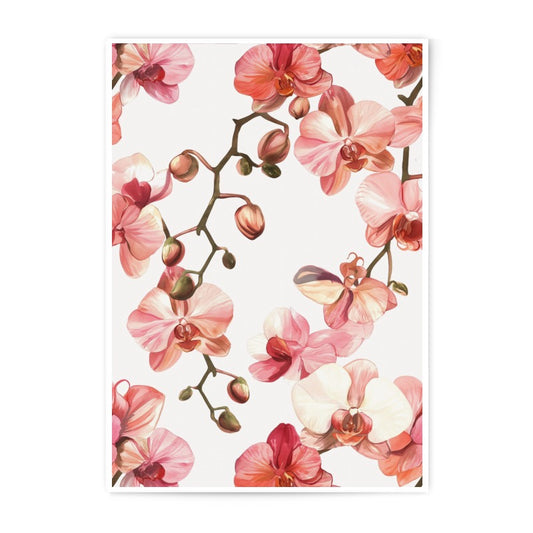 Pink Orchid Photographic Print, Floral Wall Art, Botanical Print, Flower Photography, Home Decor, Gift Idea - Tawshia