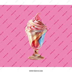 Ice Cream Sundae Backpack, Dessert Backpack, Foodie Backpack, Pink Backpack, School Backpack, Travel Backpack, Stylish Backpack - Tawshia