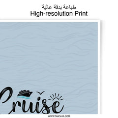 Cruise Diva Photographic Print, Vacation Decor, Travel Art, Nautical Theme, Gift for Her, Cruise Lover, Wall Art, Home Decor - Tawshia