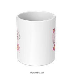 Mother and Child Mug, Floral Mug, Mom Gift, Minimalist Line Art Mug, Motherhood Coffee Mug, Gift for New Mom, Mom and Baby Mug, Mom Present - Tawshia