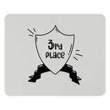 3rd Place Mouse Pad, Achievement Award Mousepad, Funny Third Place Gift, Competition Reward Present, Cute Office Decor, Desk Accessories - Tawshia