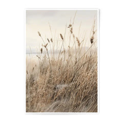 Grass Field Photographic Prints, Neutral Tones Art, Coastal Home Decor, Beach Grass Photography, Nature Wall Art, Minimalist Prints - Tawshia