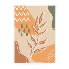 Abstract Plant Photographic Print, Boho Wall Art, Neutral Tone Decor, Minimalist Art Print, Scandinavian Art, Home Decor, Art Print - Tawshia